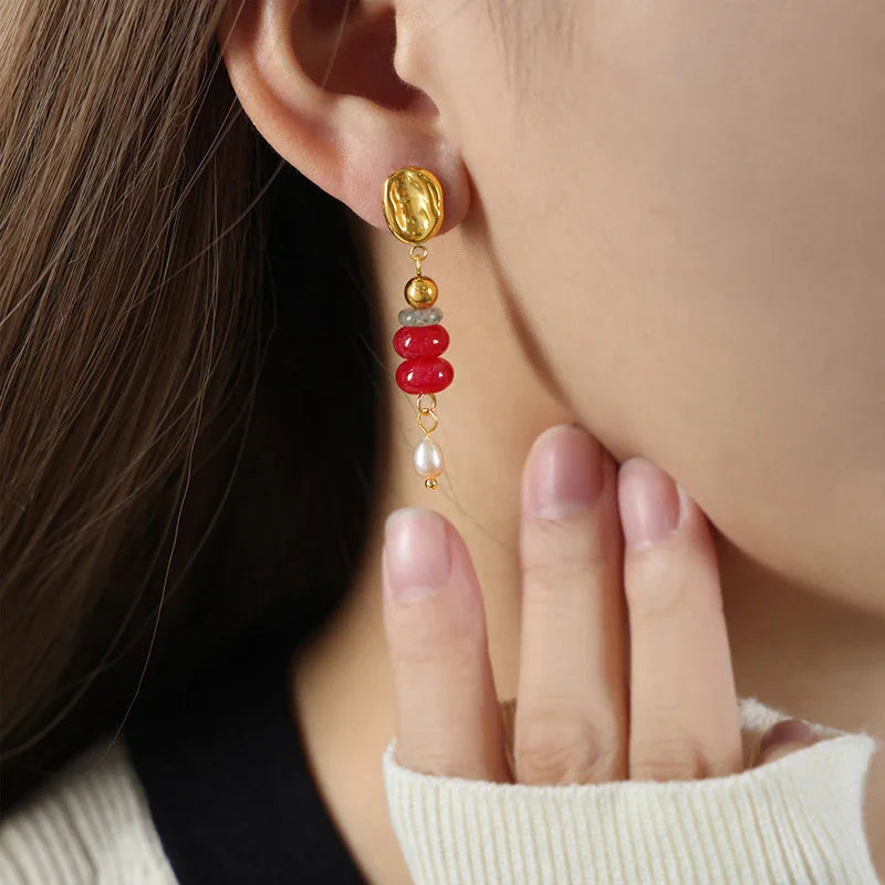 drop earrings