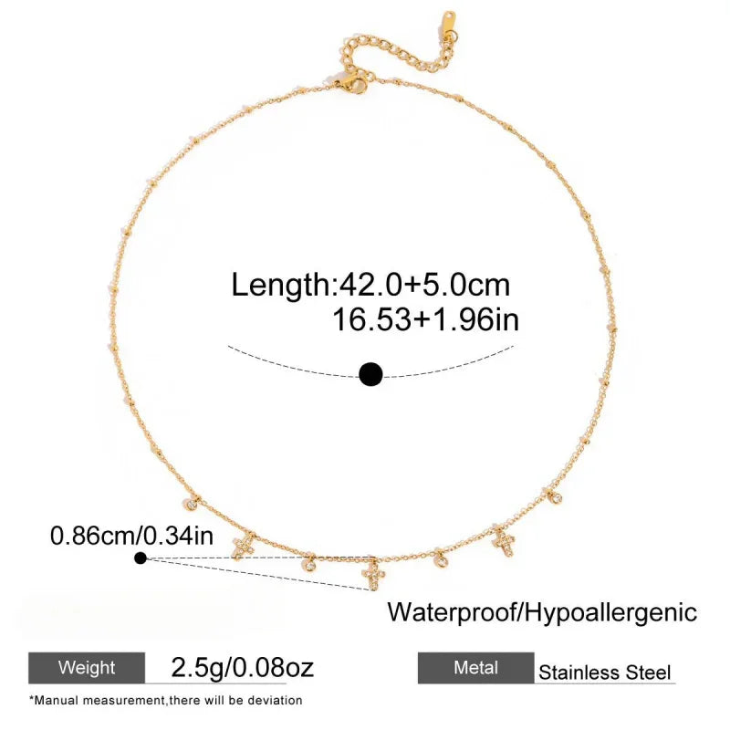 zircon jewelry necklace