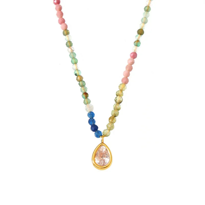 colorful beaded necklaces