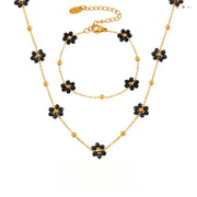 Flower Jewelry Set