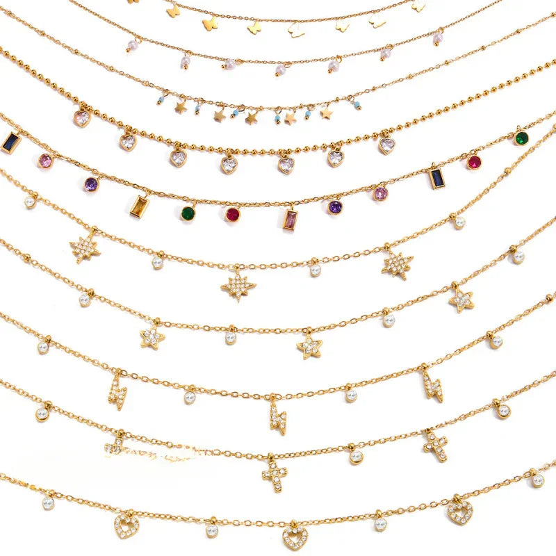 zircon jewelry necklace