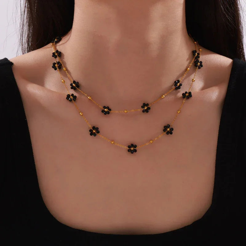 Flower Jewelry Set