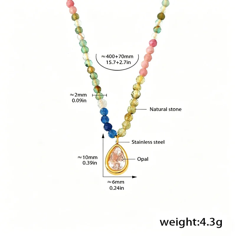 colorful beaded necklaces