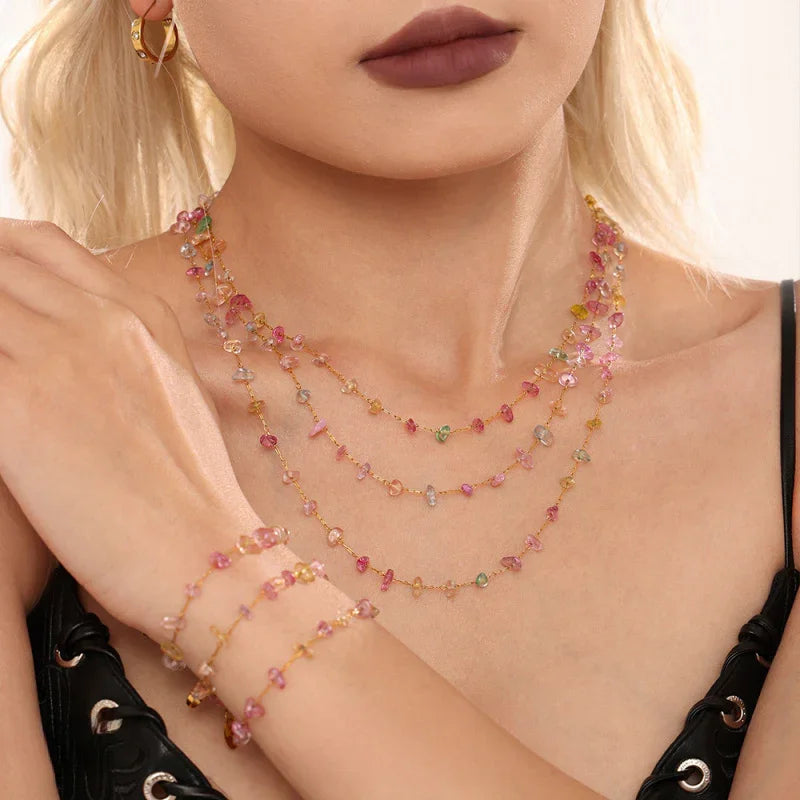 stainless steel jewelry set for women