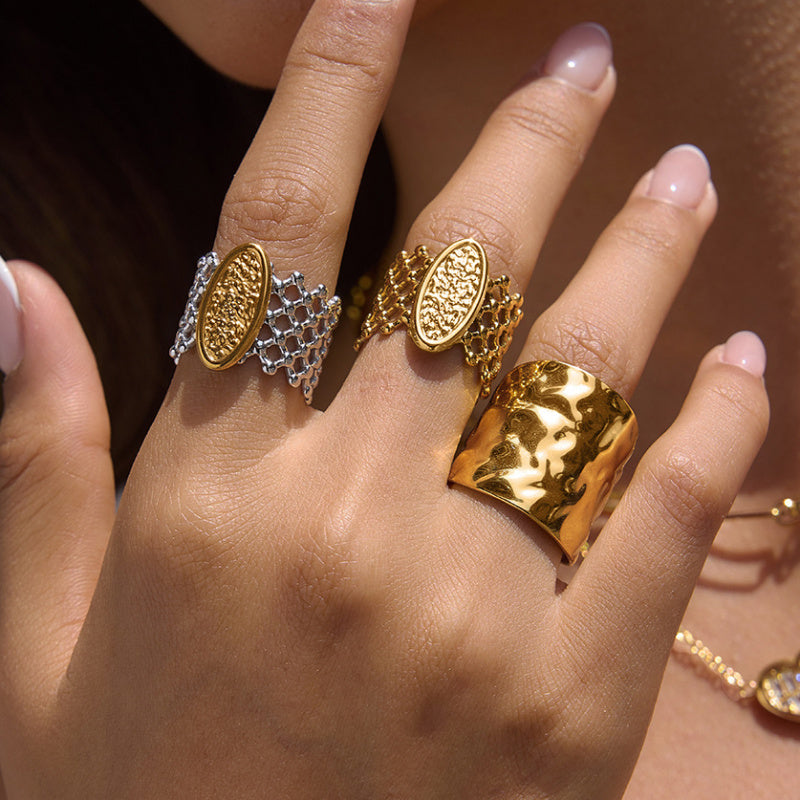 Gold-plated ring