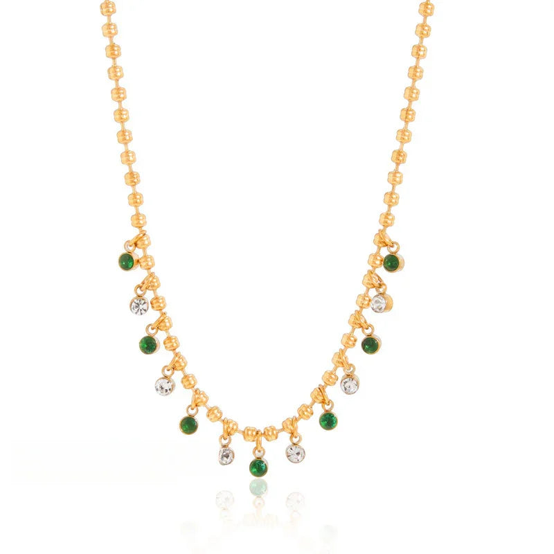 Stainless Steel Gold Necklace Women's