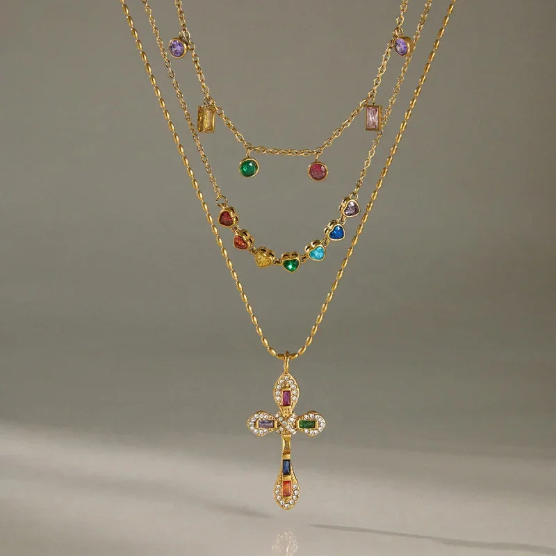 Stainless Steel Necklace Cross