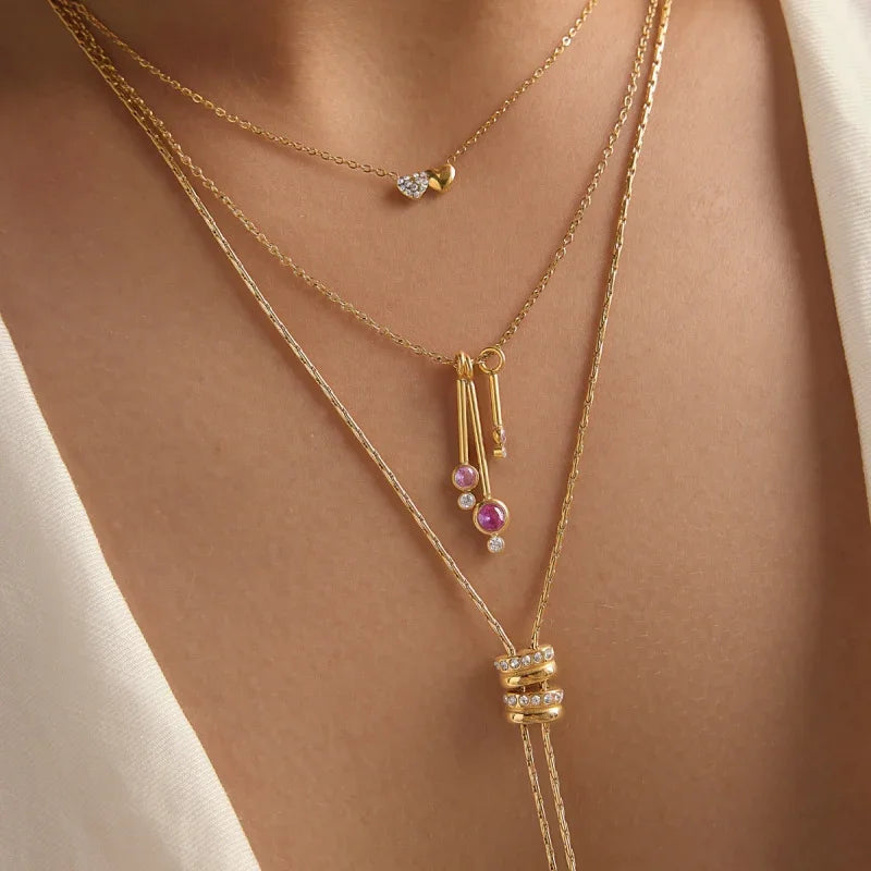 Stainless Steel Necklace with Pendant