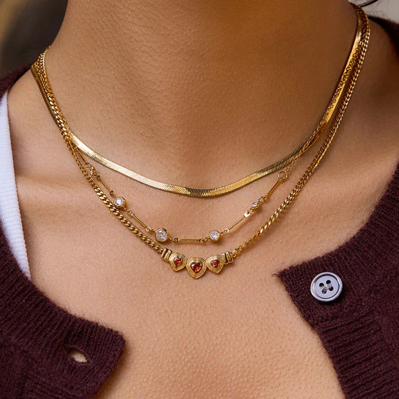Thin Stainless Steel Necklace