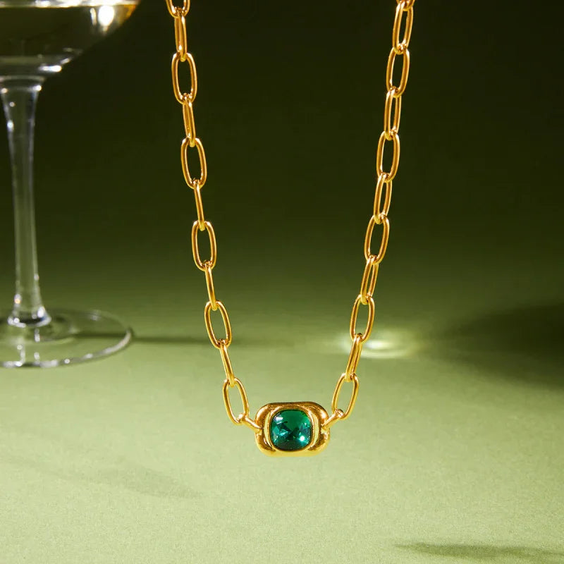 Waterproof Tennis Necklace