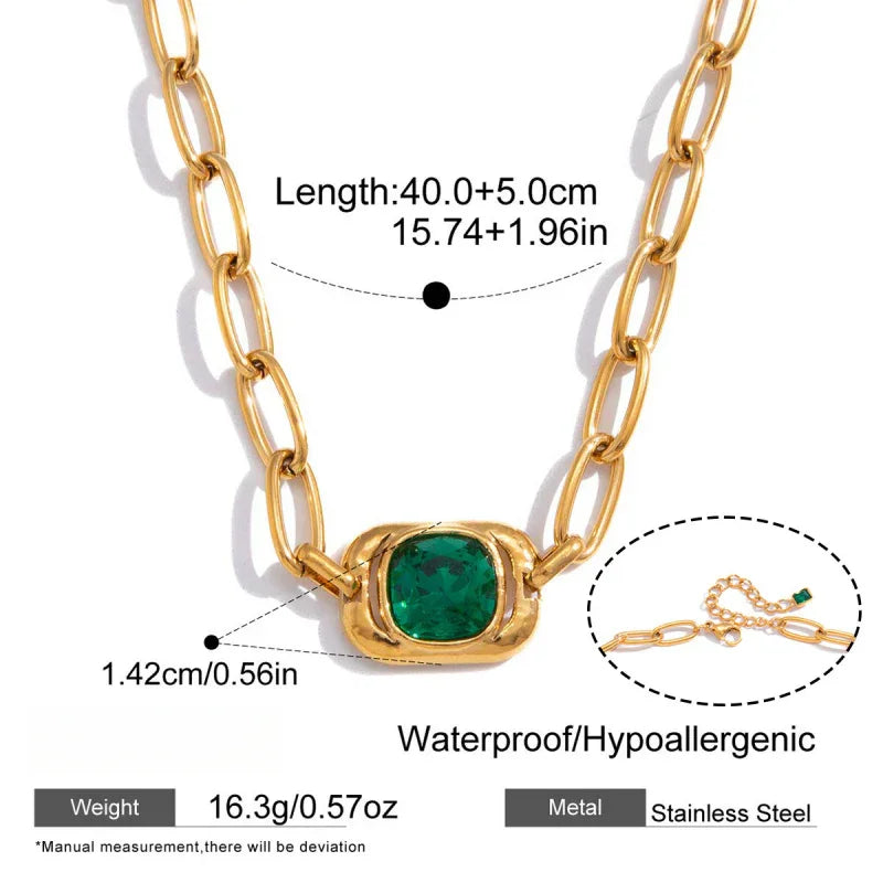 Waterproof Tennis Necklace