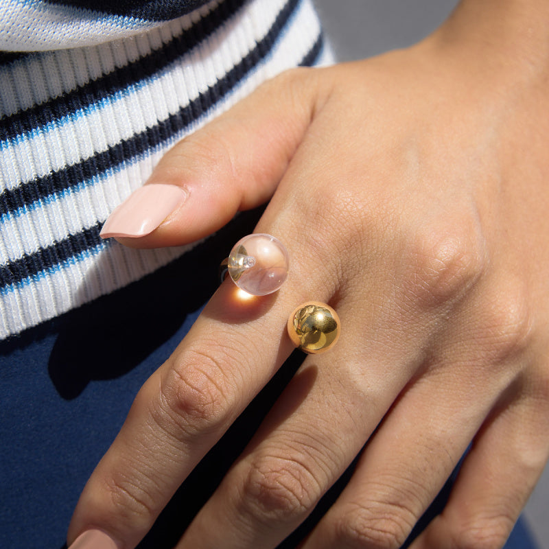 adjustable gold ring for girl