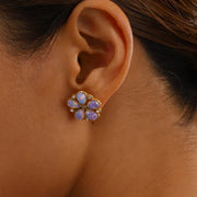 antique flower earrings