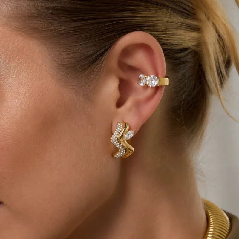 antique rhinestone earrings