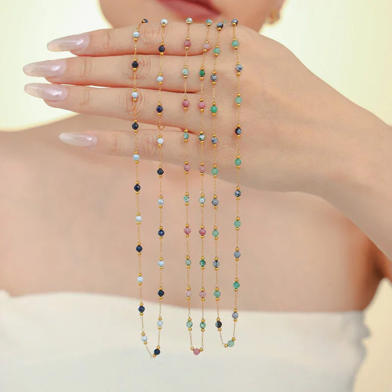 bead and chain necklace