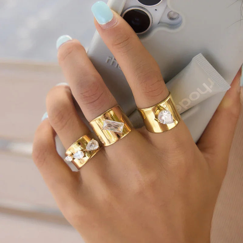 best cubic zirconia wedding rings