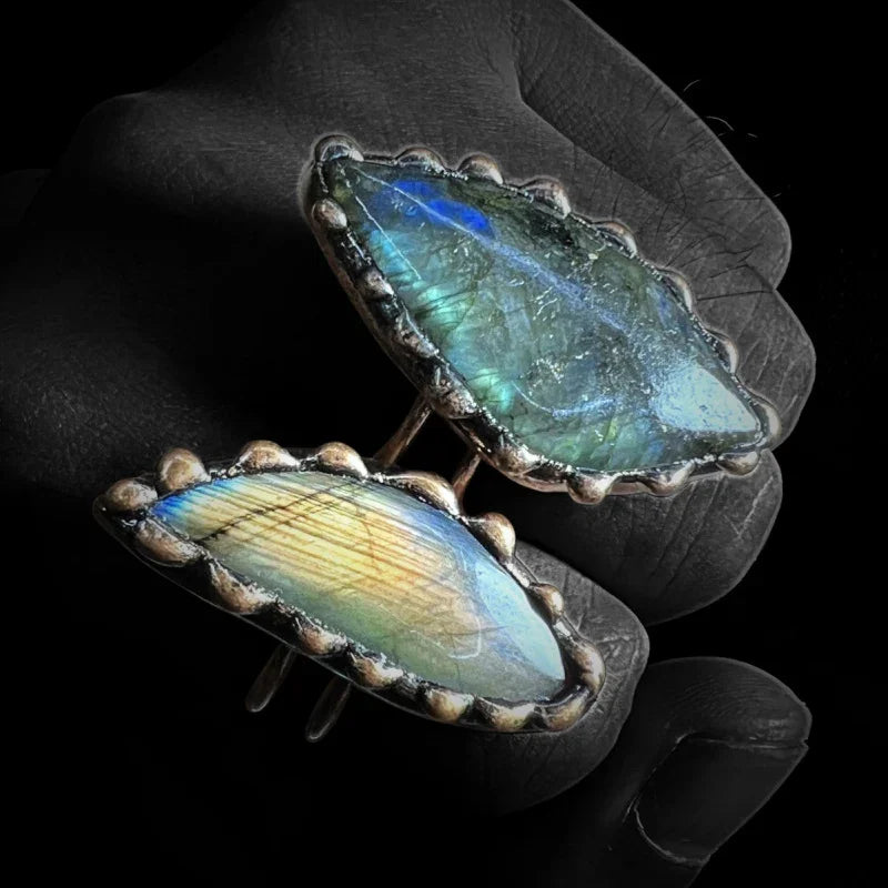 bezel set gemstone ring