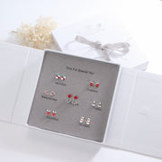 blinking christmas earrings