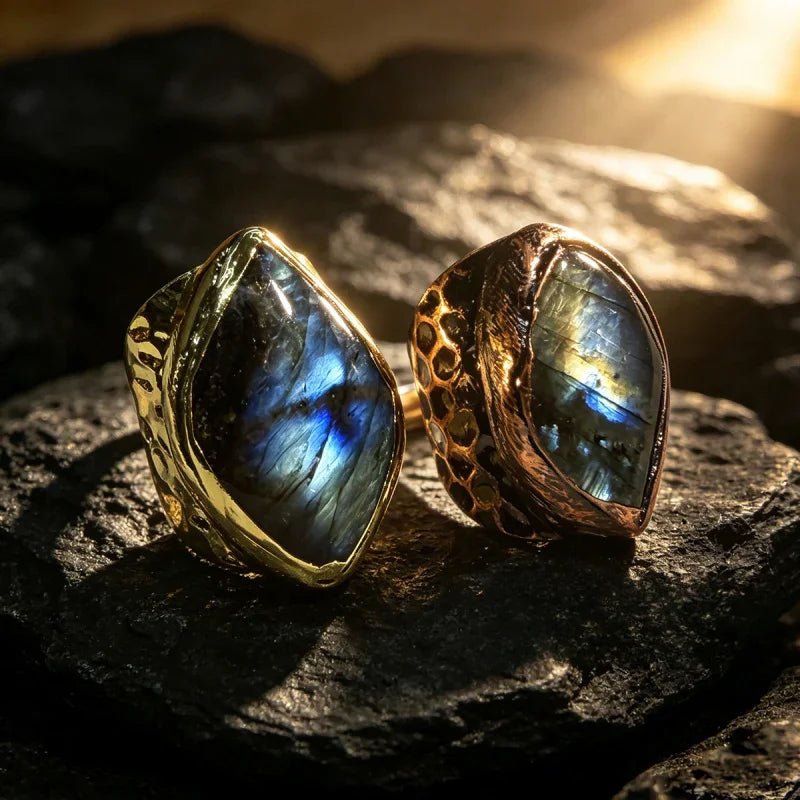 blue gemstone engagement rings