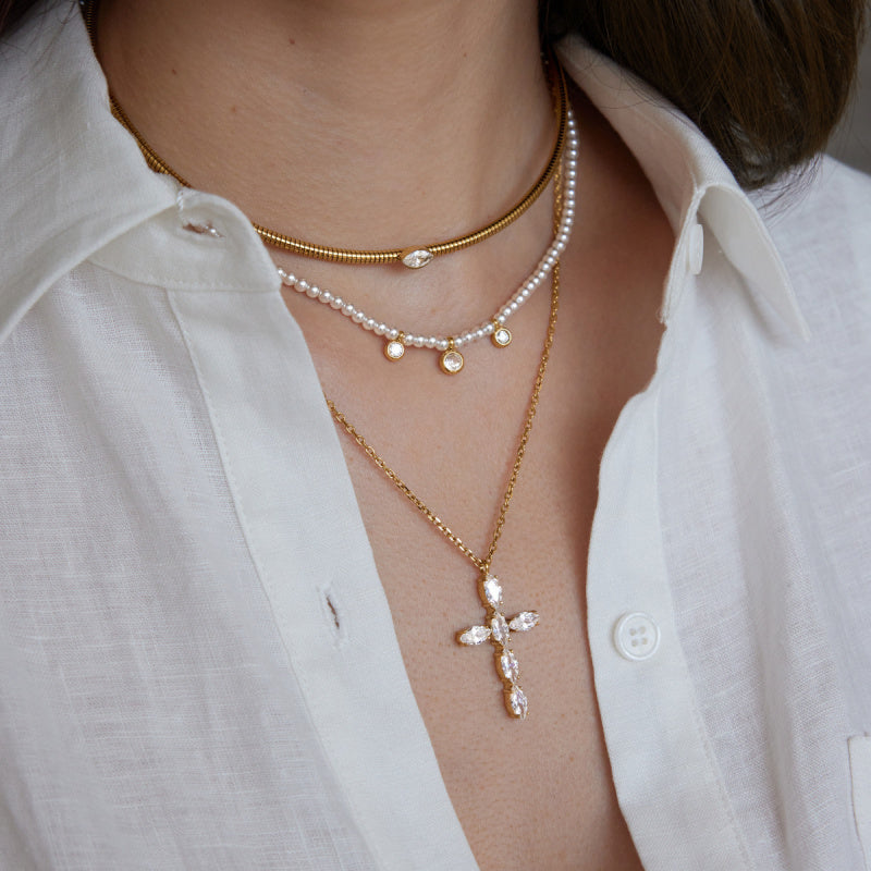 boho beaded necklace