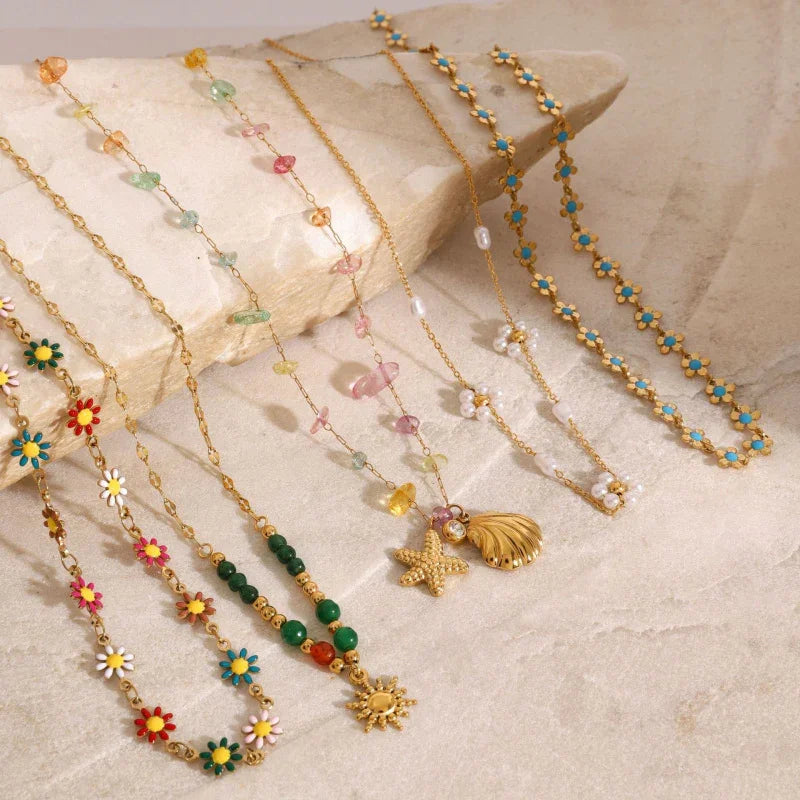 boho beaded necklaces