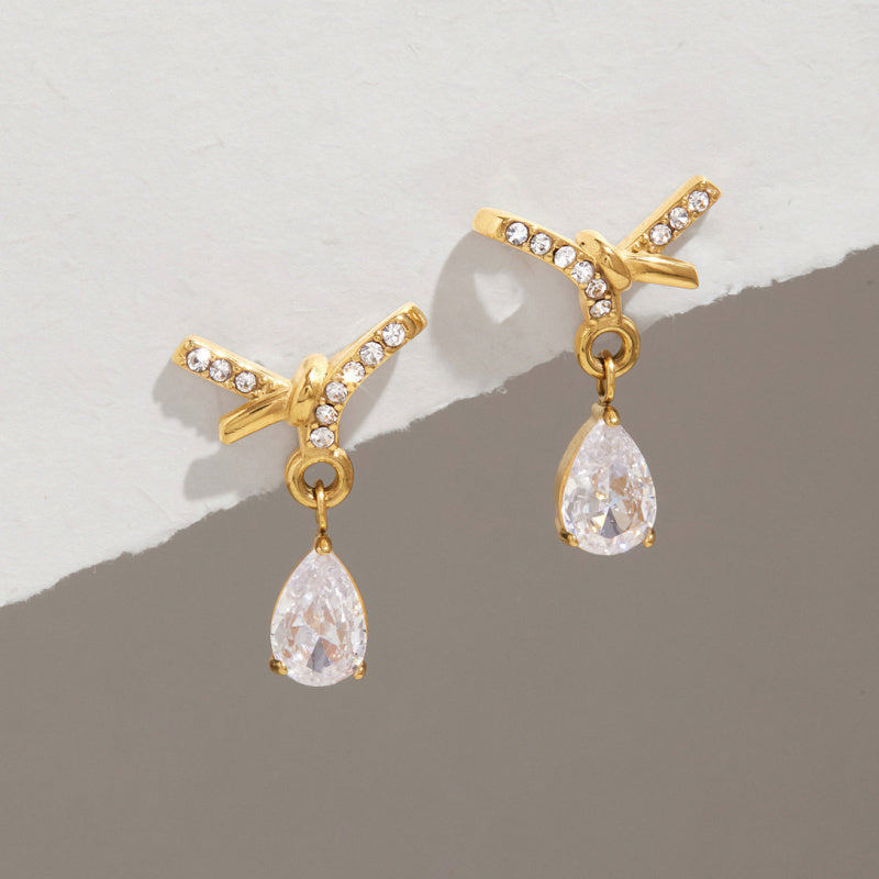 bow earrings