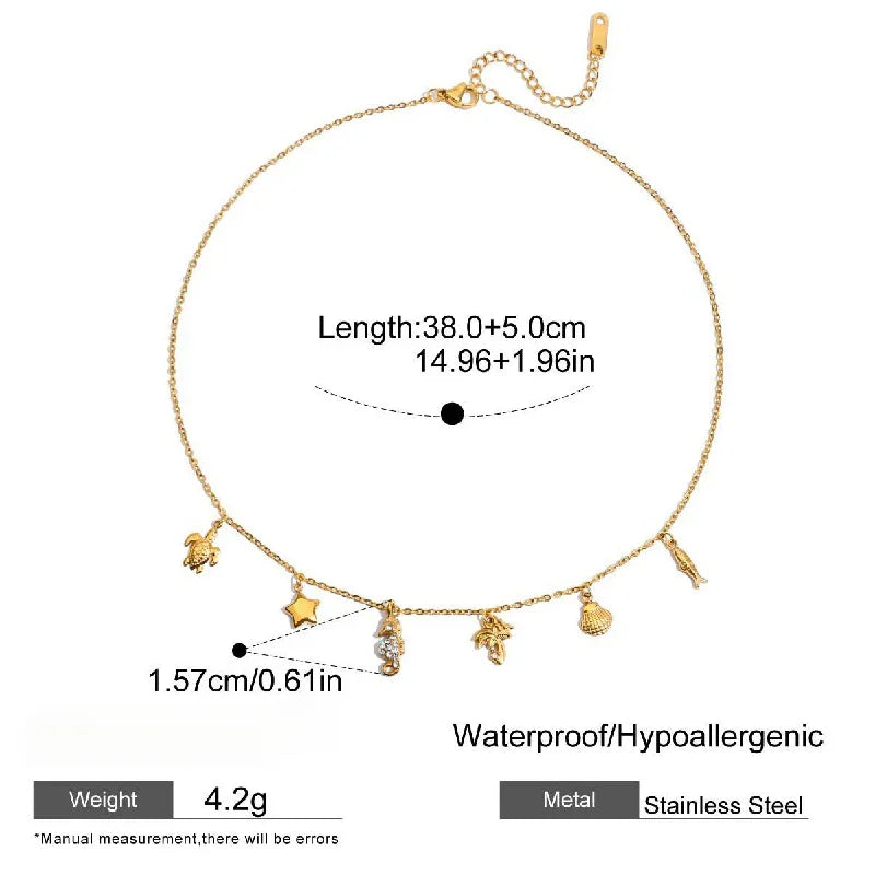zircon jewelry necklace