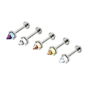 cartilage double hoop earrings
