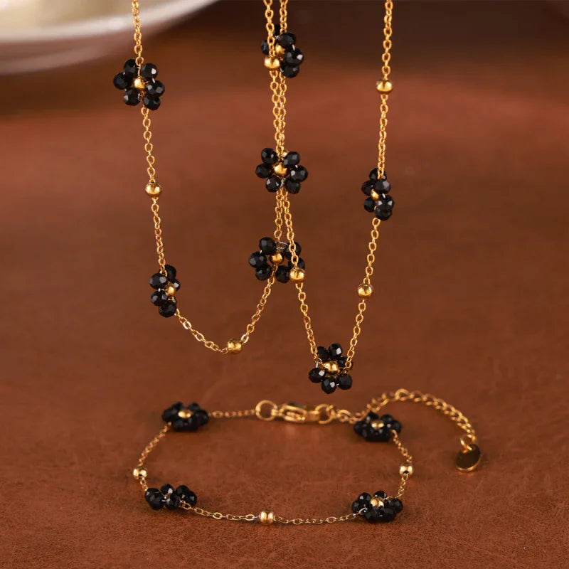 Flower Jewelry Set