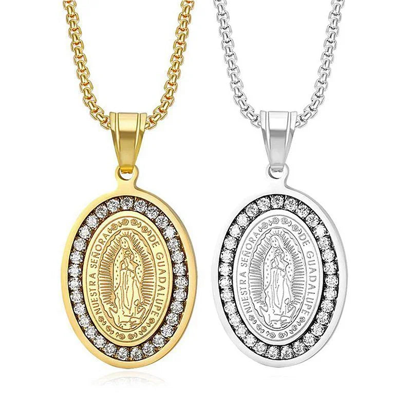 chain circle pendant