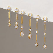 chain tassel earrings