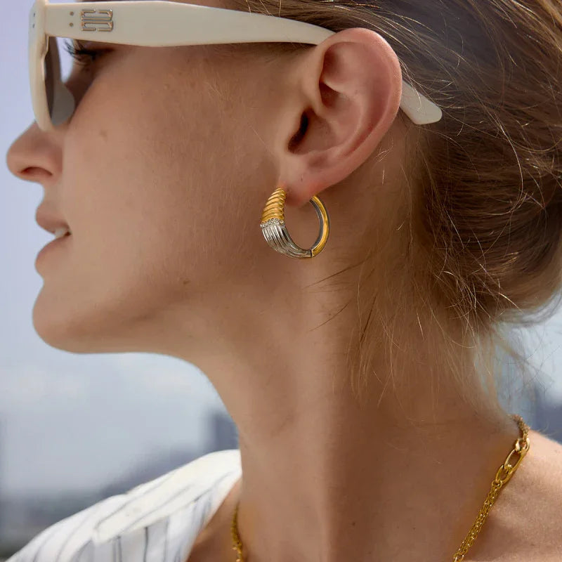 charmed hoop earrings