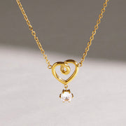 choker with heart