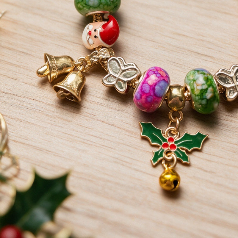 christmas bead bracelets