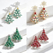 christmas dangling earrings