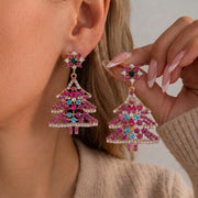christmas statement earrings