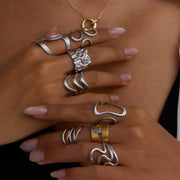 chunky rings for women