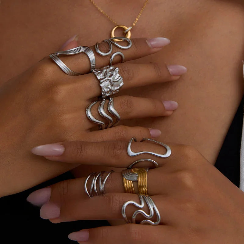chunky rings for women