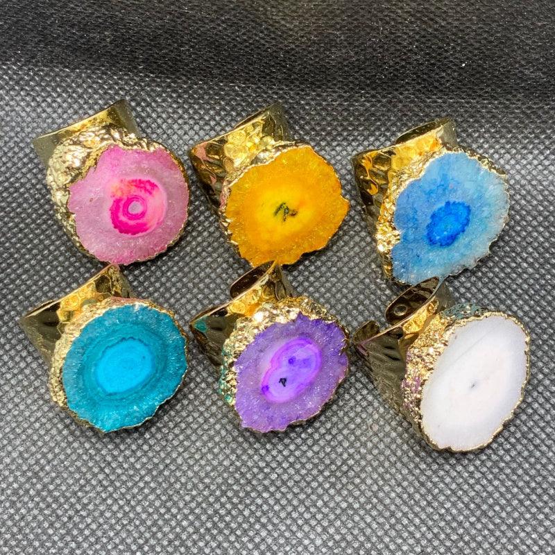color gemstone rings