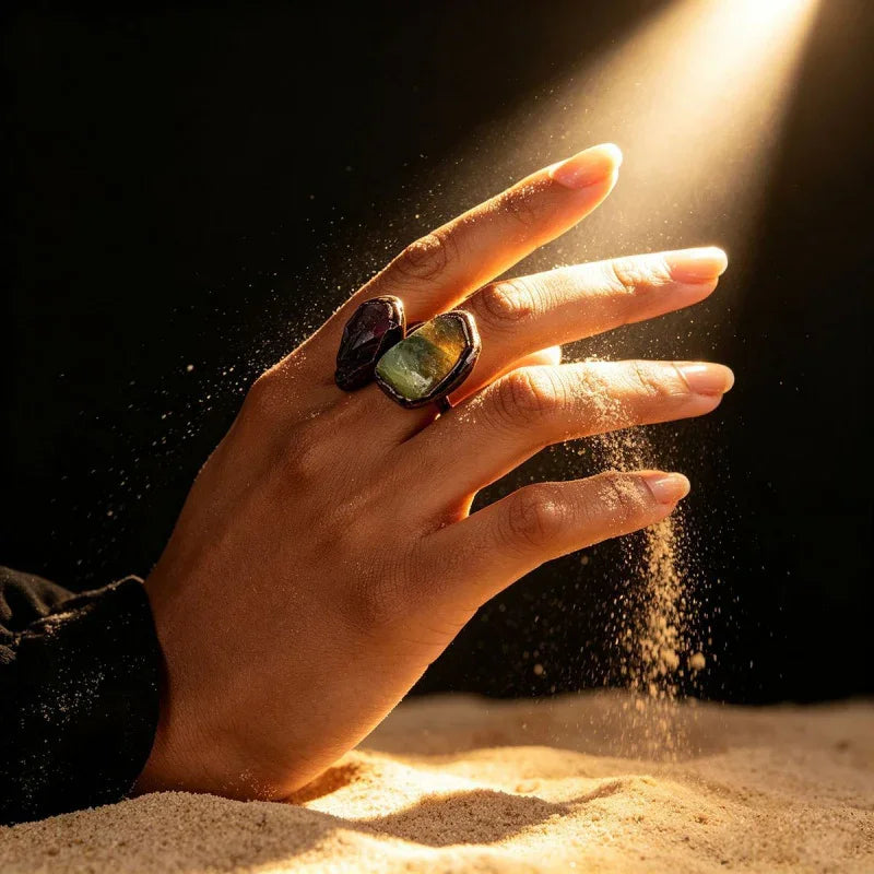 colored gemstone rings