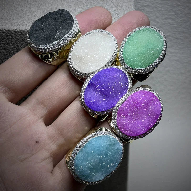 coloured gemstone engagement rings