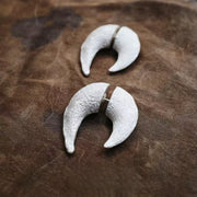 copper post earrings