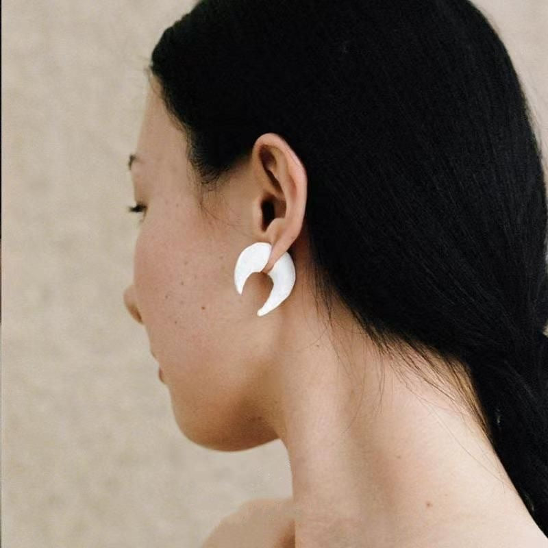 copper stud earrings