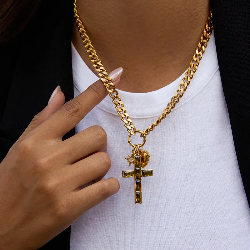 cross necklace vintage