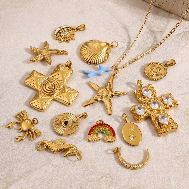 cross pendant gold