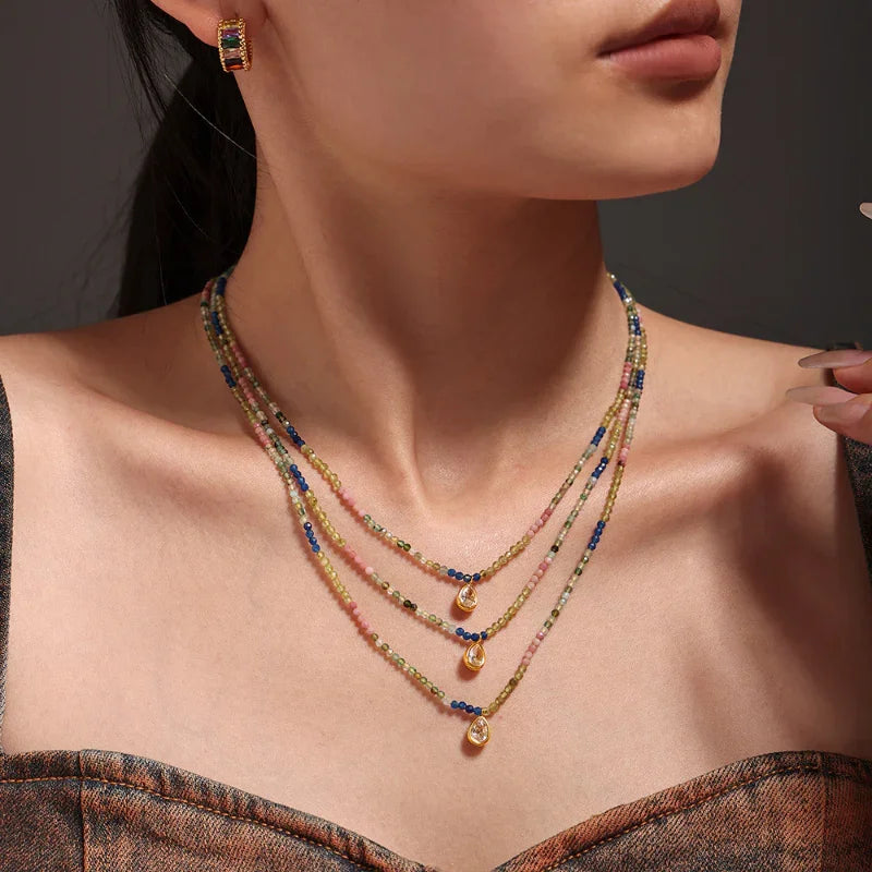 crystal bead necklace