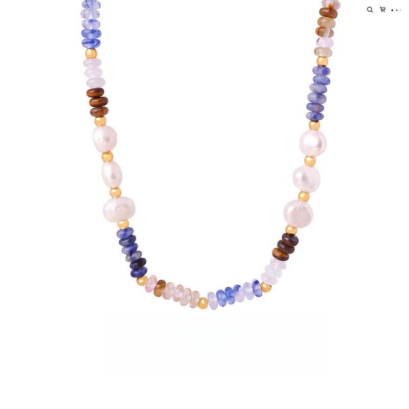 crystal beaded necklace