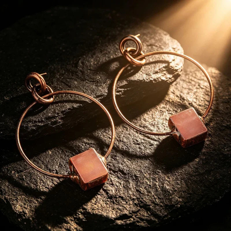 crystal drop earrings