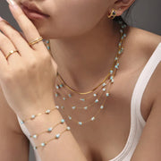 crystal jewelry set