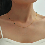 crystal necklace stone